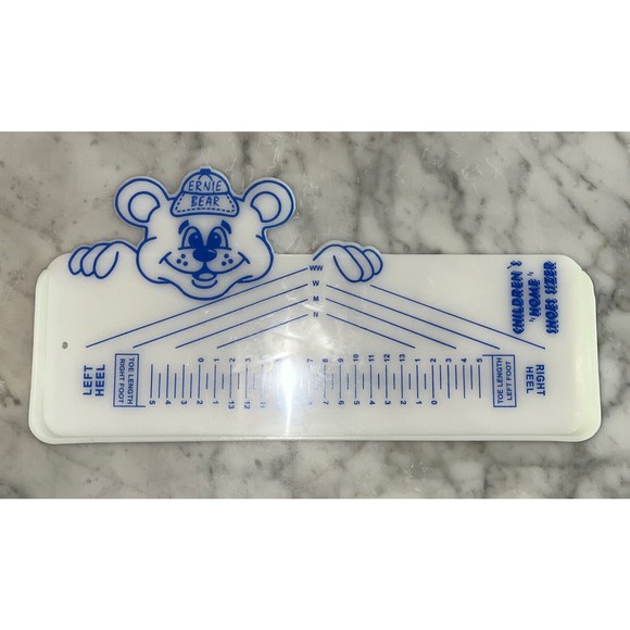 Ernie Bear Children's Home Shoe Size Kids shoe fit size - Picture 1 of 2